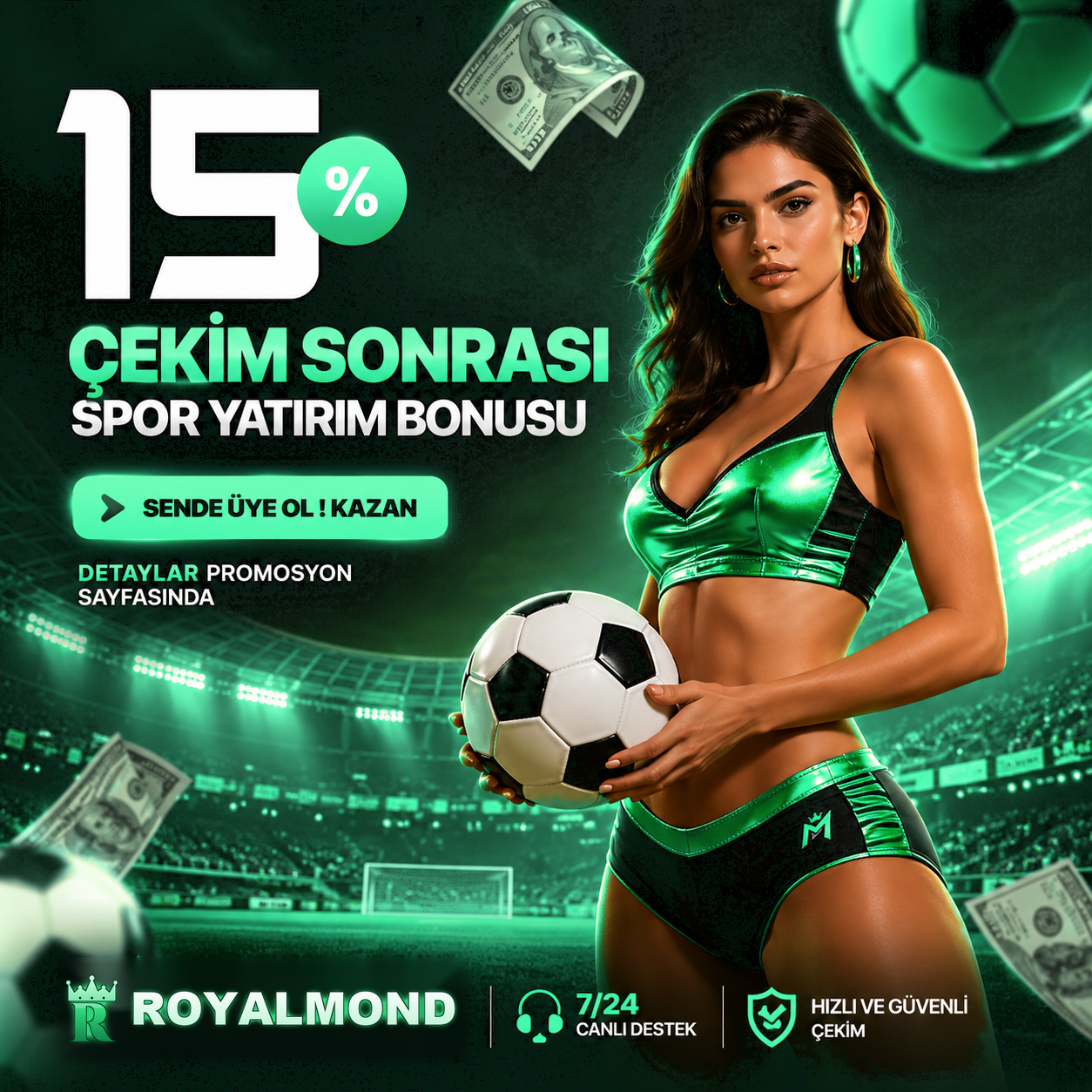%15 ÇEKİM SONRASI SPOR YATIRIM BONUNSU