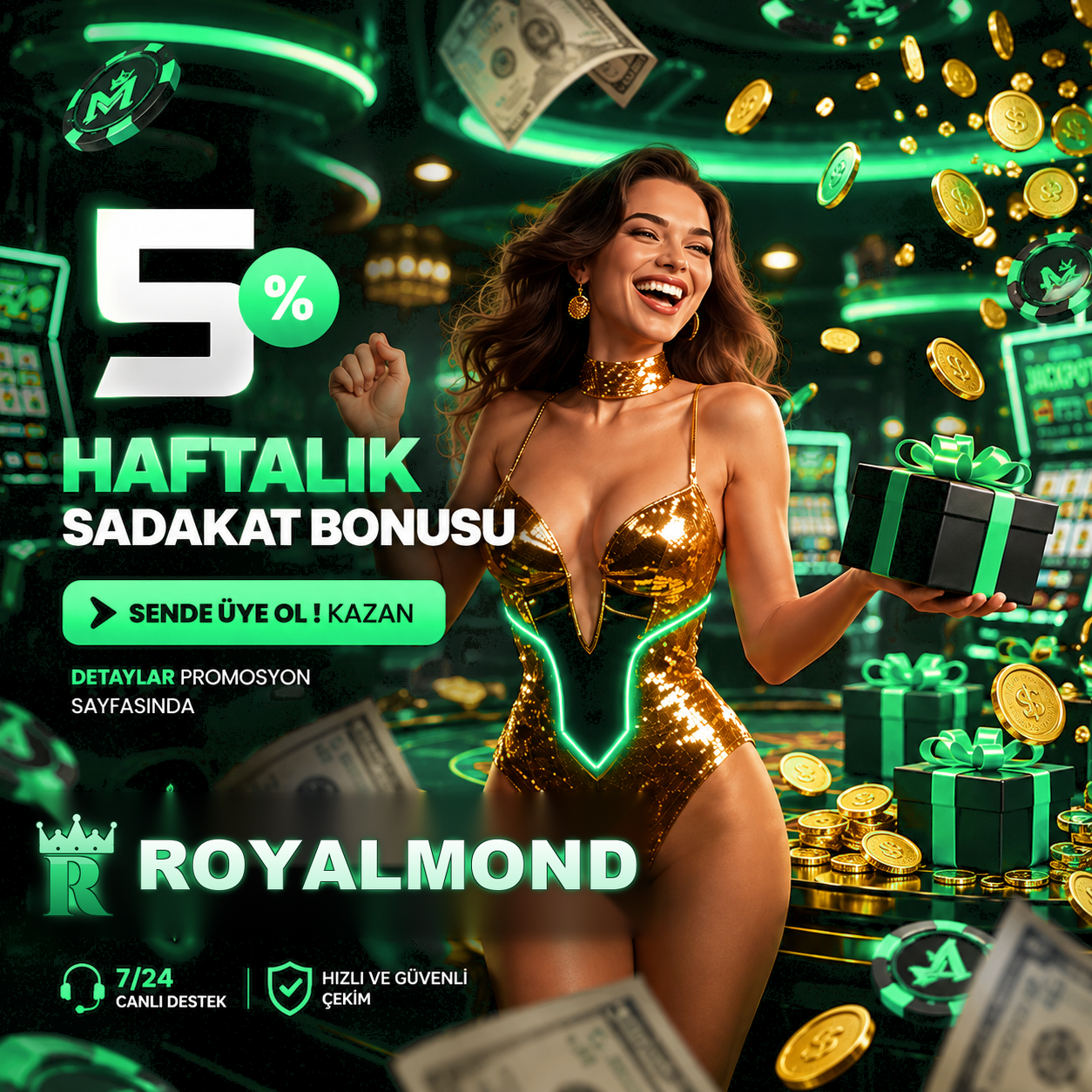 %5 HAFTALIK KAYIP BONUSU